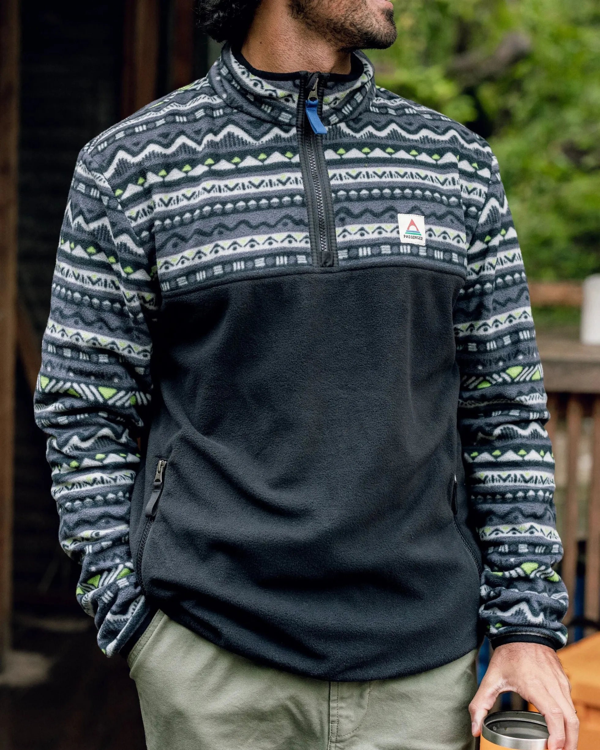 Herren Set Off Polar 1/4 Zip Fleece