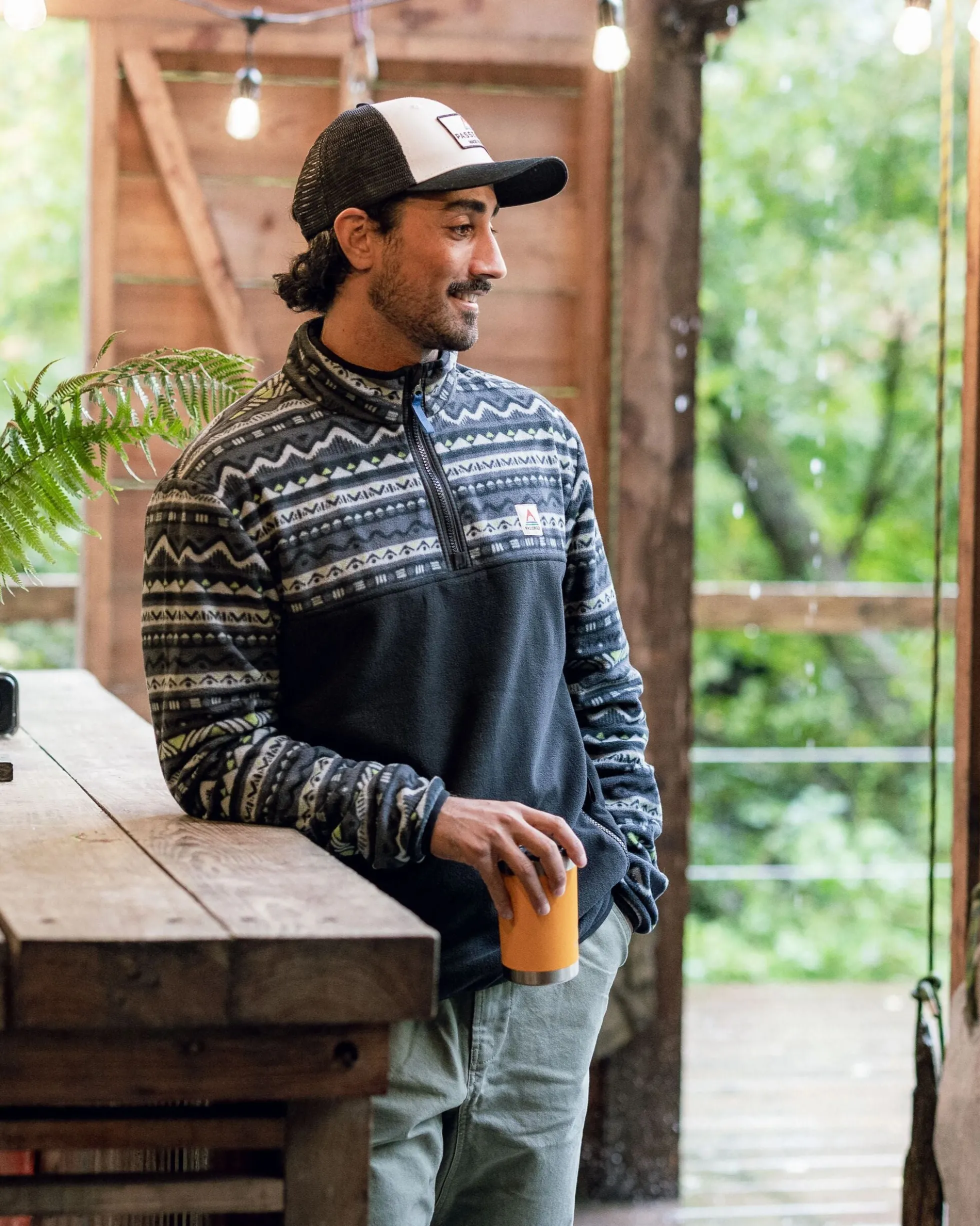 Herren Set Off Polar 1/4 Zip Fleece