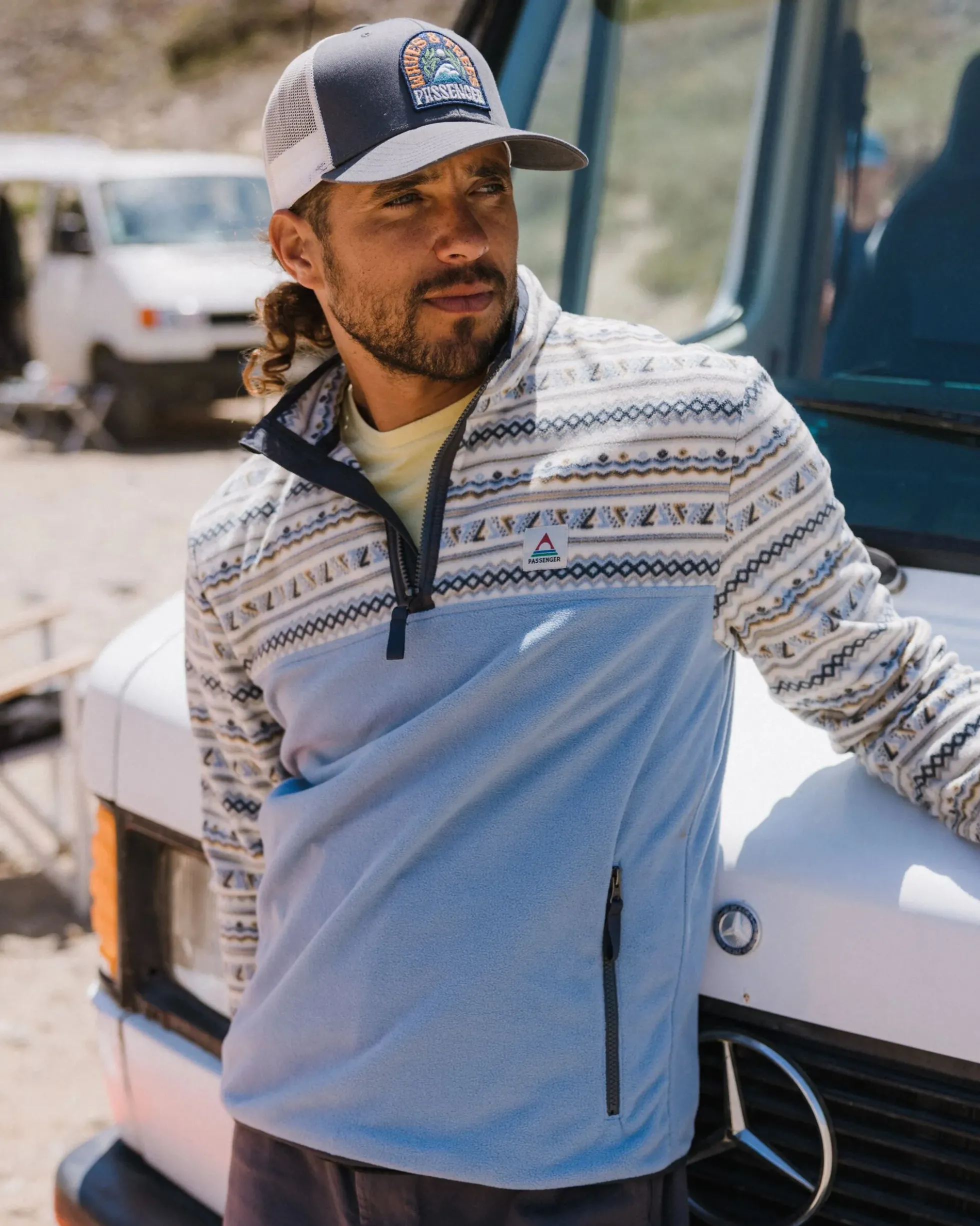Herren Set Off Polar 1/4 Zip Fleece