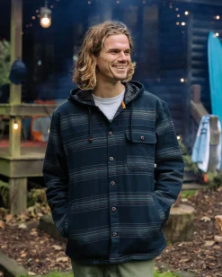 Herren Sherwood kariertes Kapuzenhemd