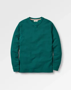 Herren Stream geknöpftes Langarmshirt