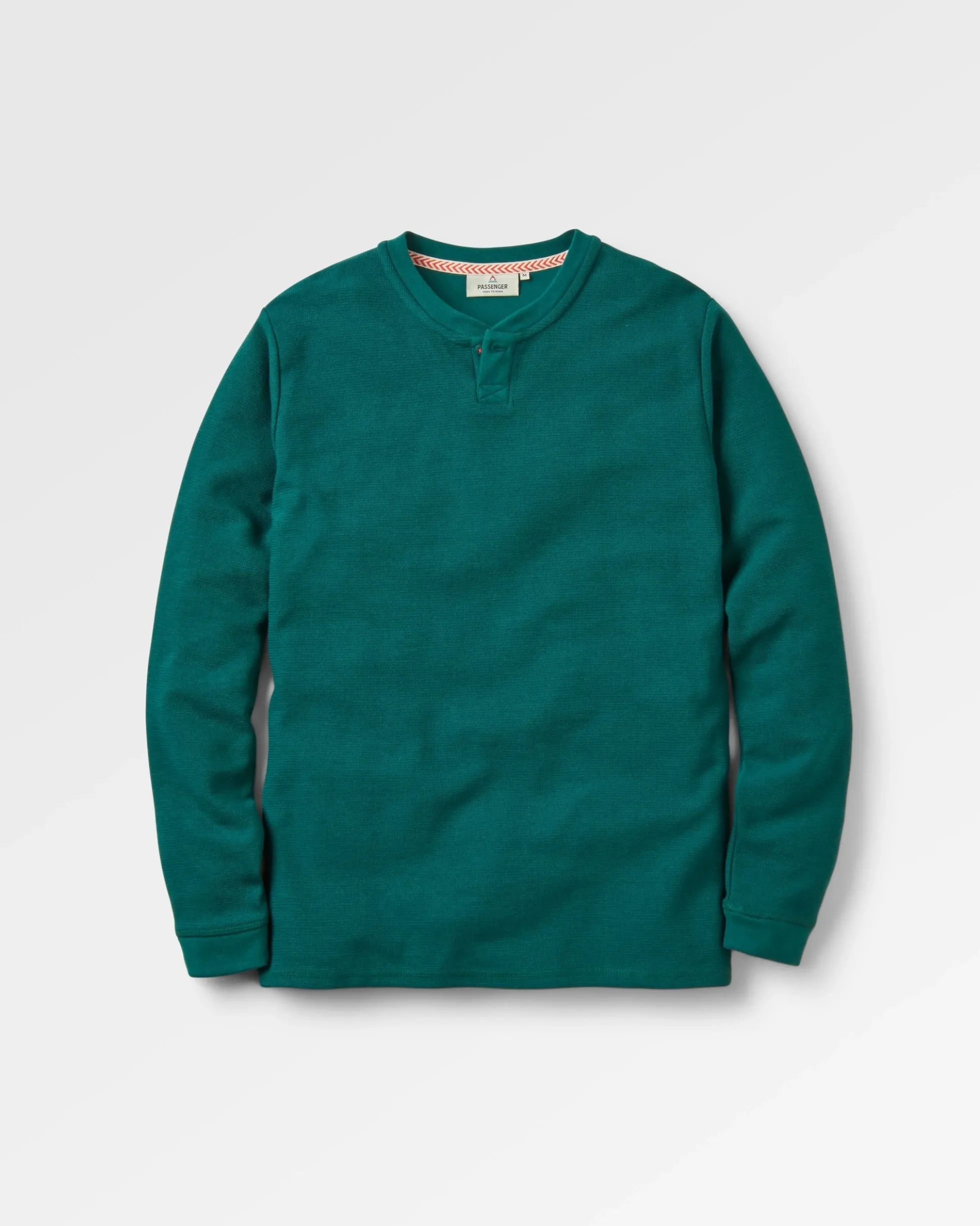 Herren Stream geknöpftes Langarmshirt