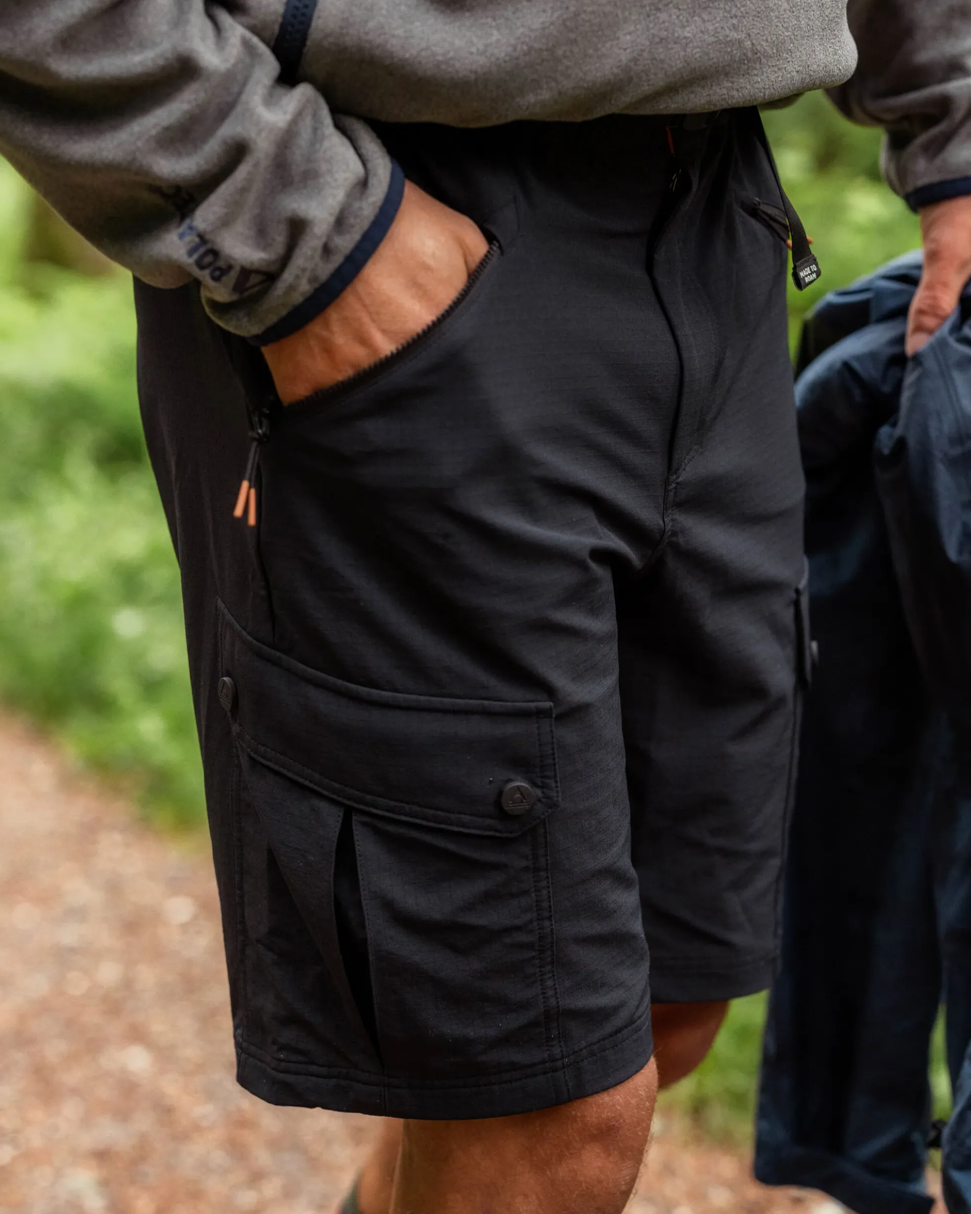 Herren Stride Trail-Shorts – Schwarz