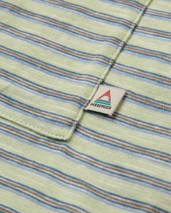 Herren Sunscape Gestreiftes Pocket T-Shirt