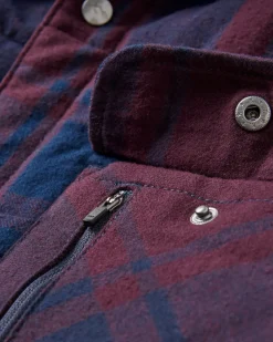 Herren Taranaki gestepptes Overshirt