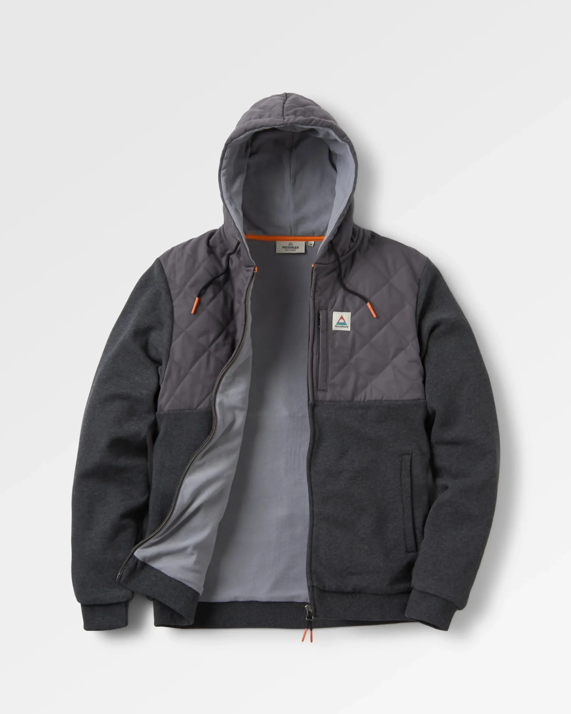 Herren Tidal Full Zip Bio-Baumwolle Hoodie