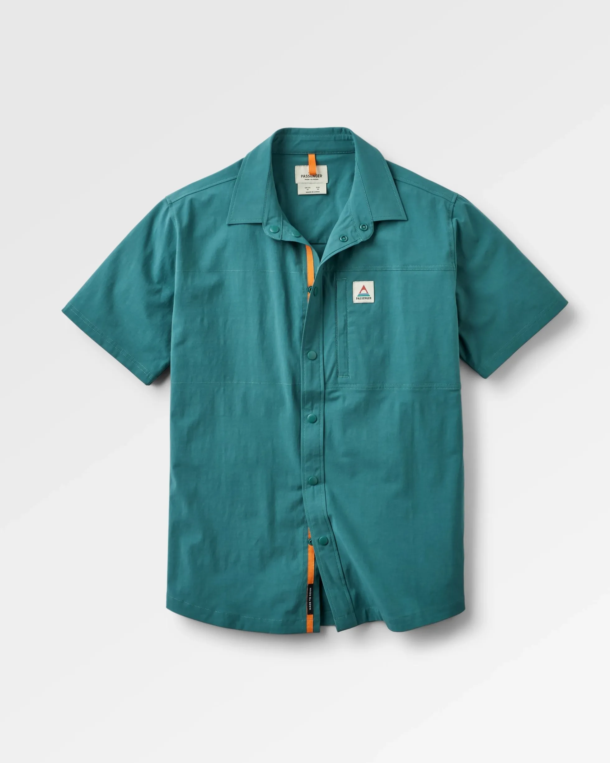 Herren Traveller Kurzarm-Stretchhemd