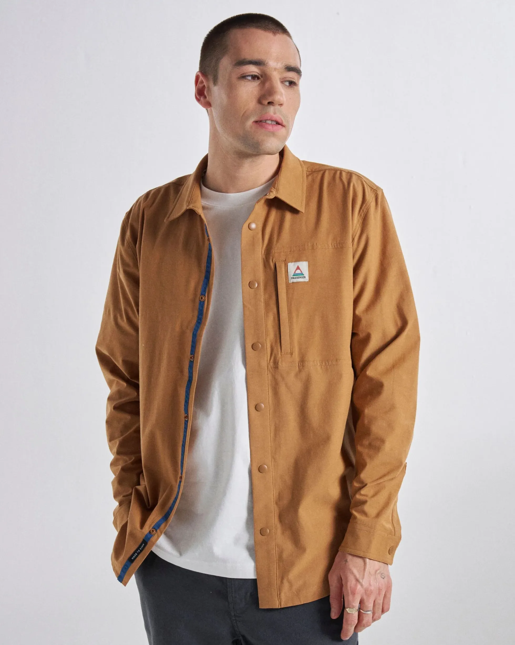 Herren Traveller Stretchhemd
