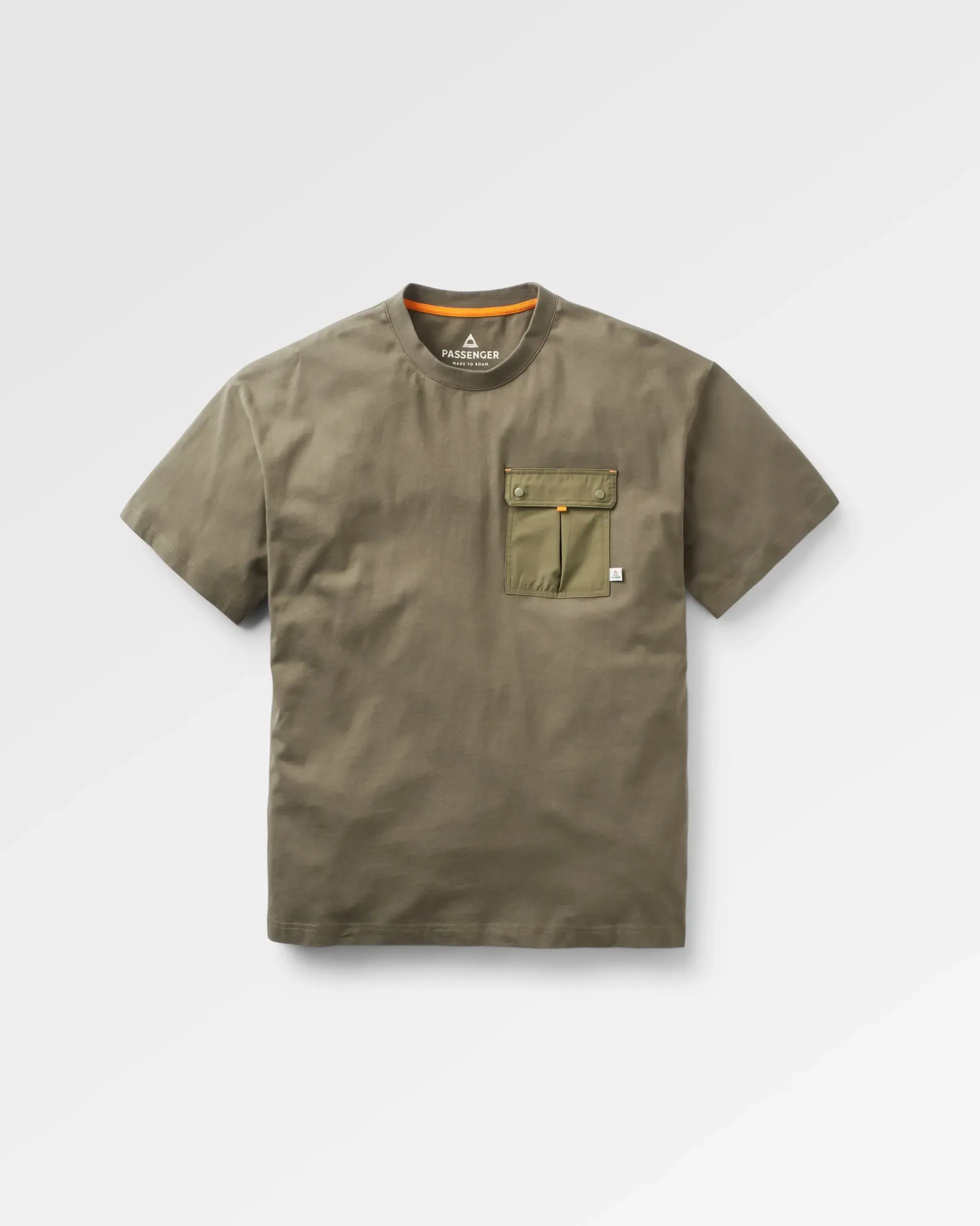 Herren Travel Pocket T-Shirt mit entspannter Passform