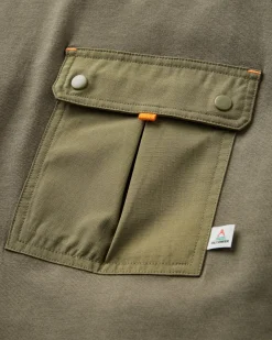 Herren Travel Pocket T-Shirt mit entspannter Passform