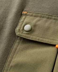 Herren Travel Pocket T-Shirt mit entspannter Passform