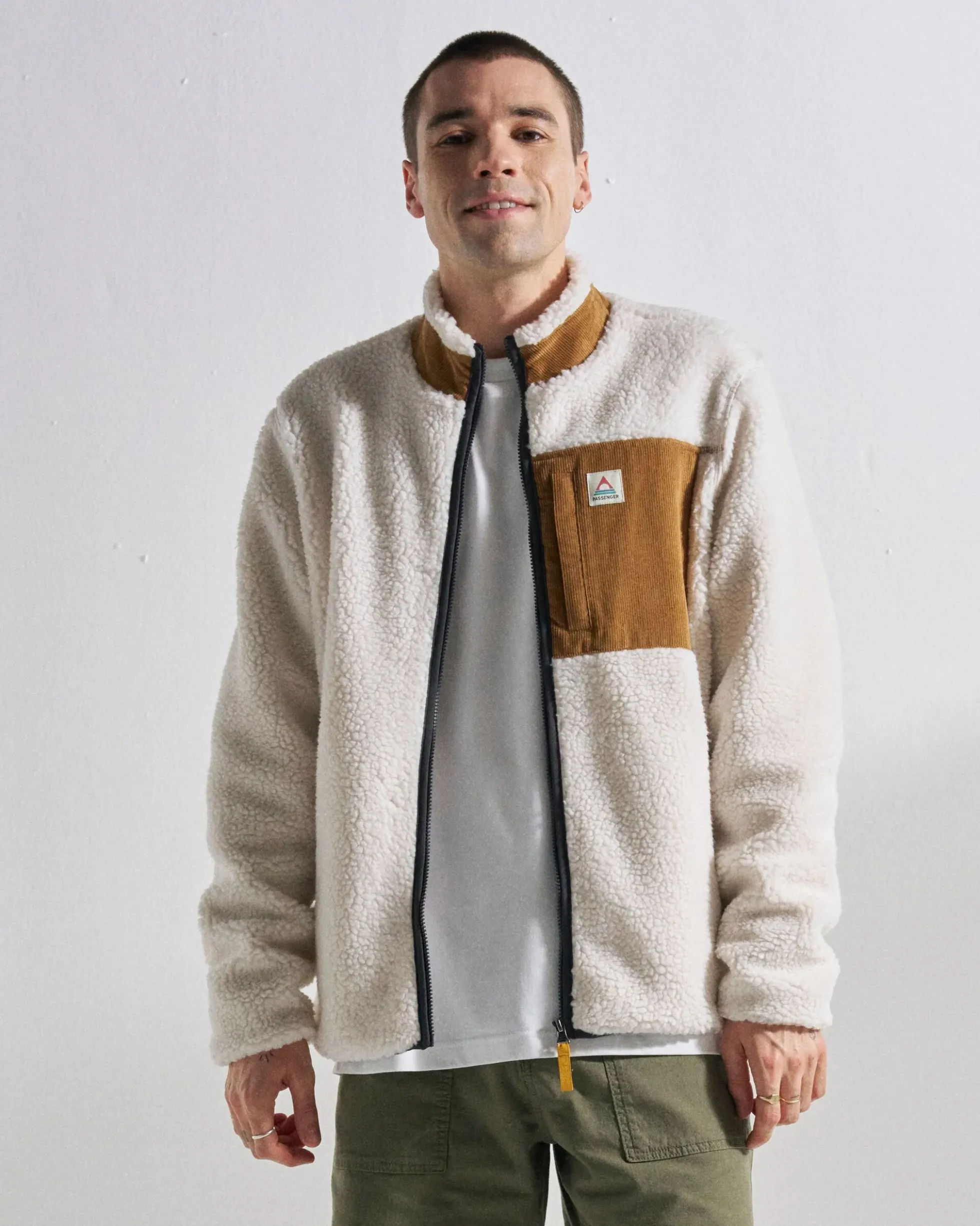 Herren Trekker Deep-Pile Sherpa Fleece