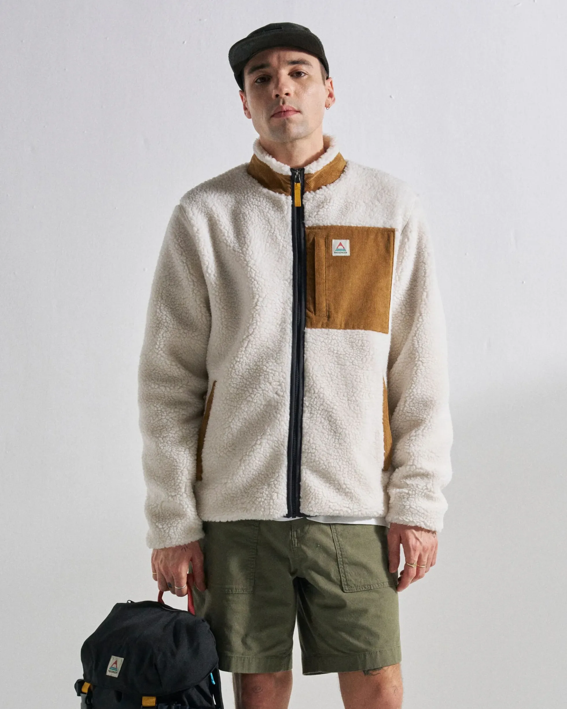 Herren Trekker Deep-Pile Sherpa Fleece