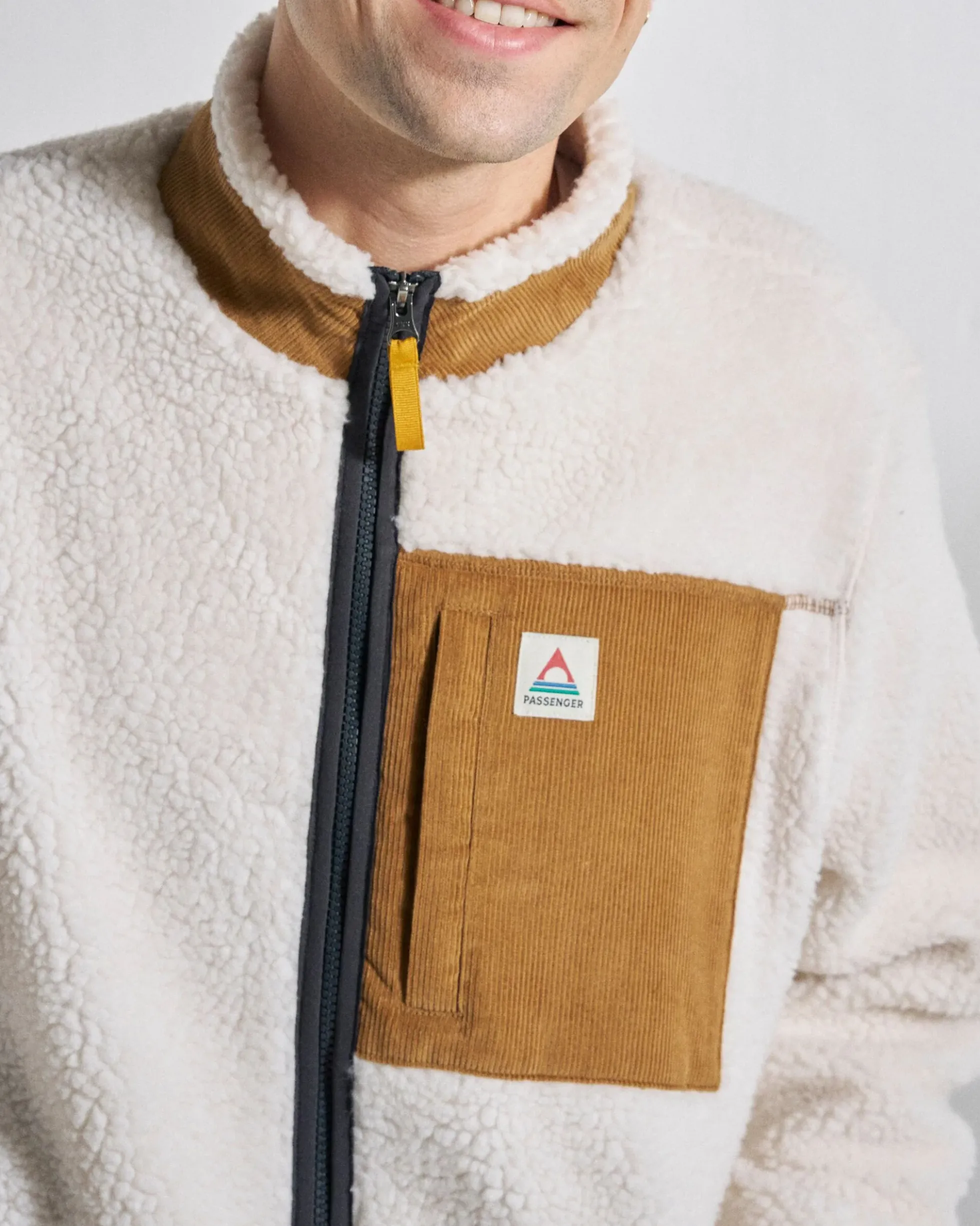 Herren Trekker Deep-Pile Sherpa Fleece