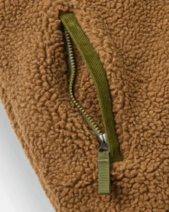 Herren Trekker Deep Pile Sherpa Top