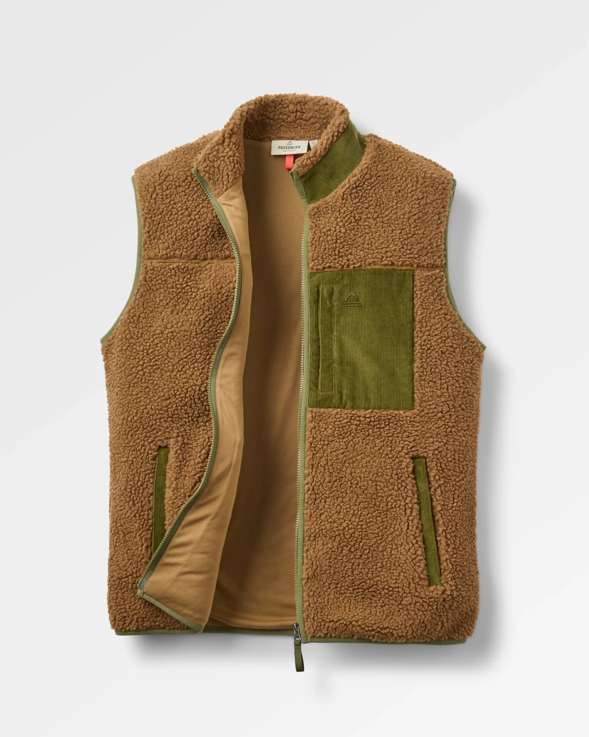 Herren Trekker Deep Pile Sherpa Top