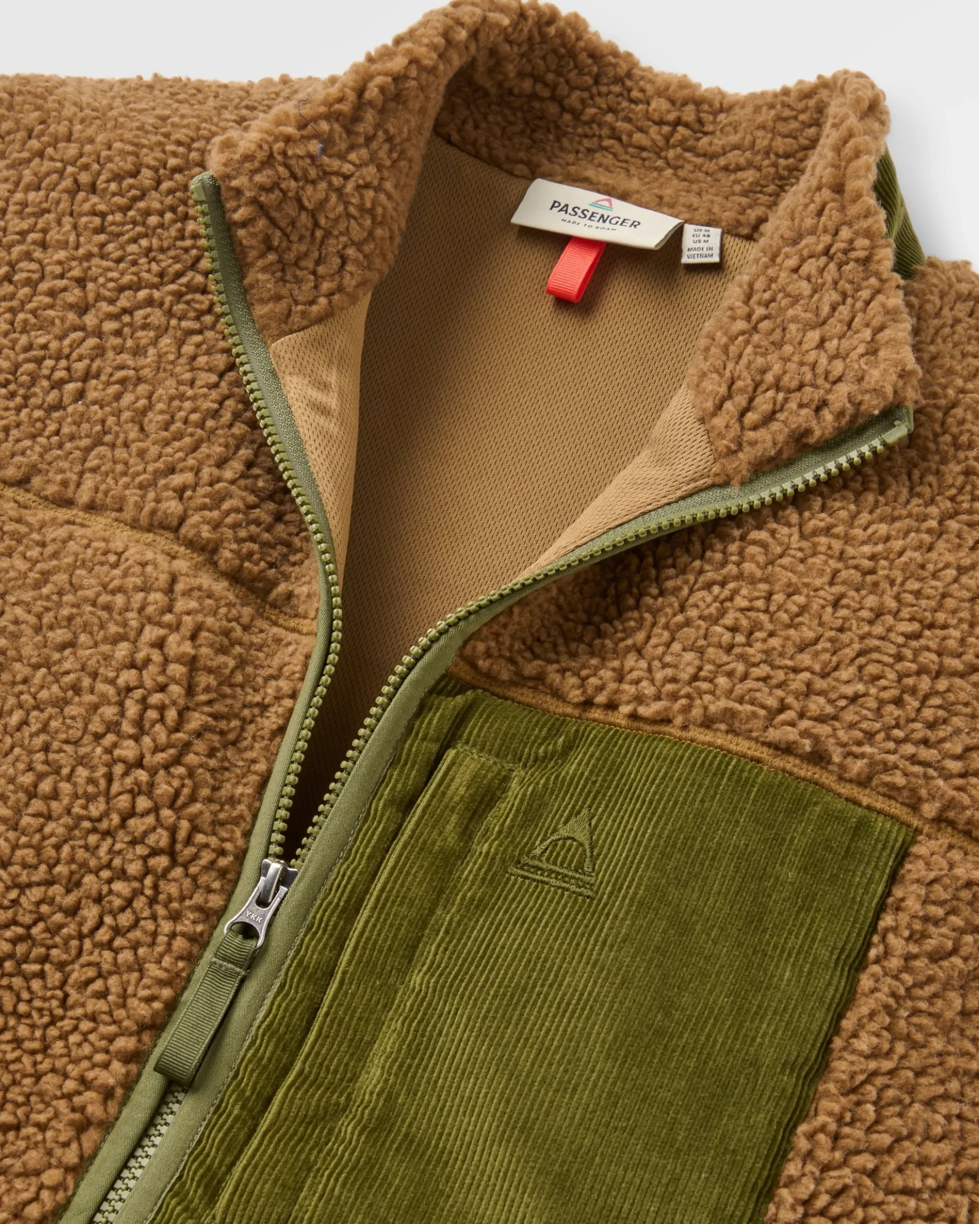Herren Trekker Deep Pile Sherpa Top