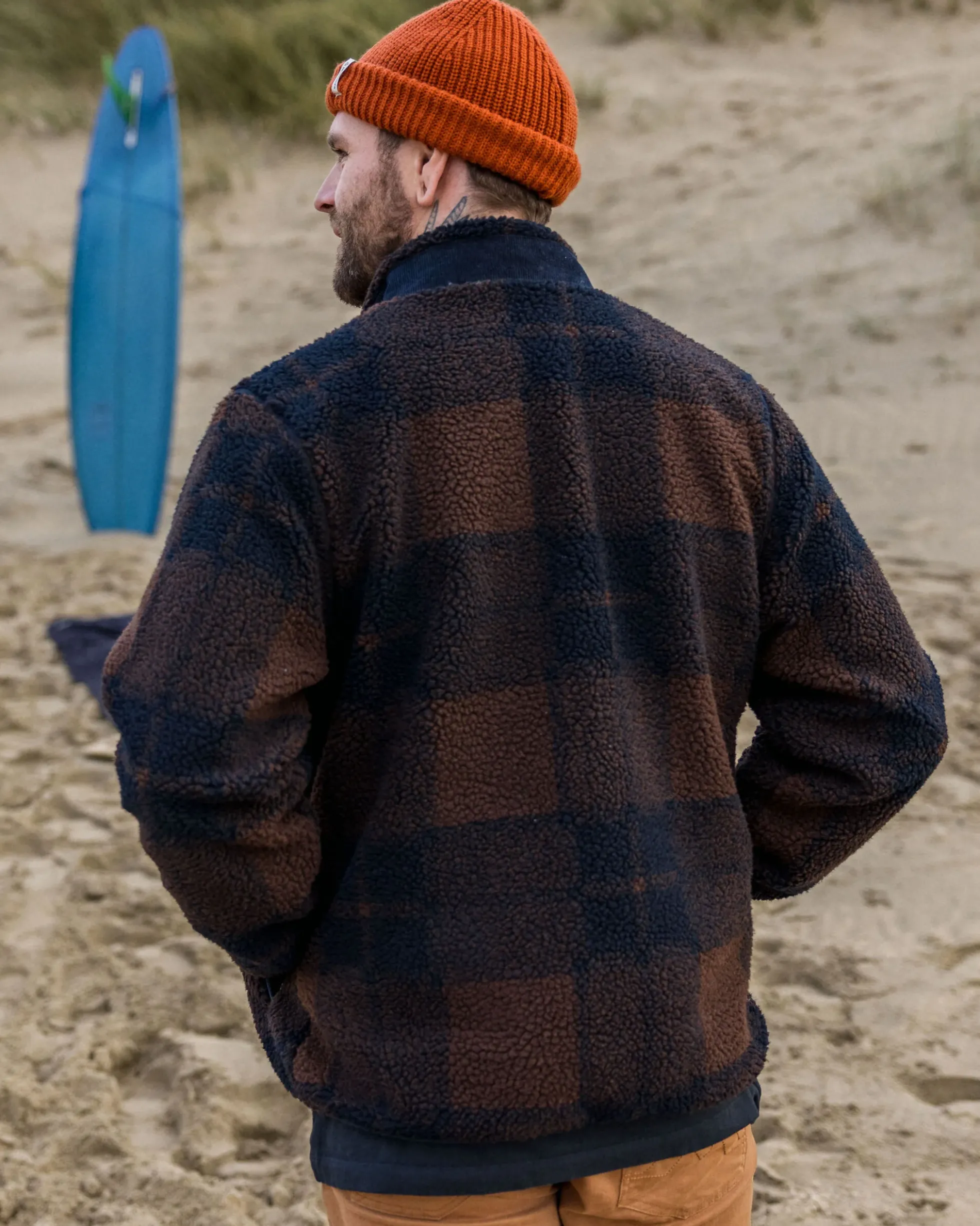 Herren Trekker Tief-Flor Sherpa Fleece