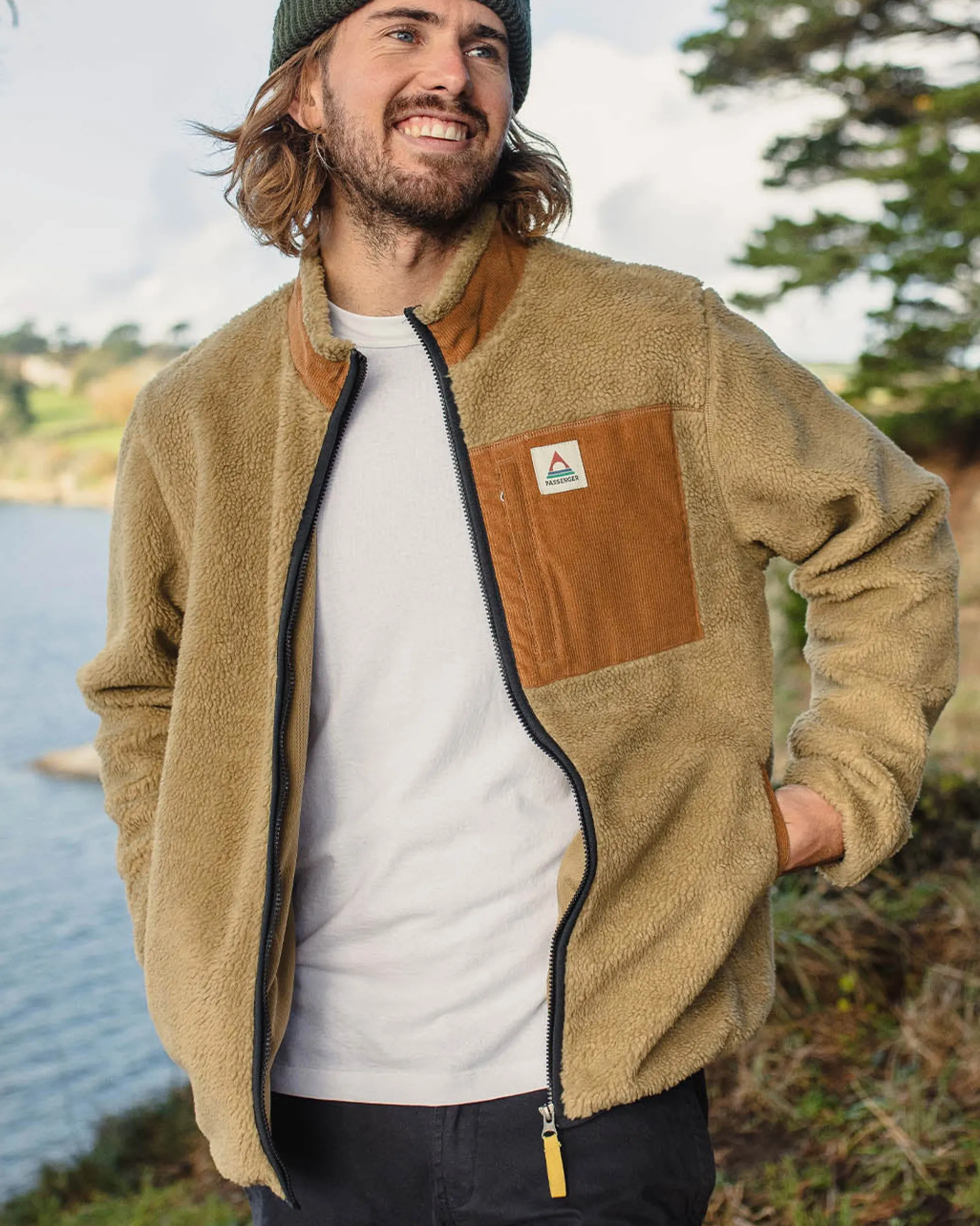 Herren Trekker Tief-Flor Sherpa Fleece
