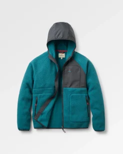 Herren Ventura Full Zip Sherpa Fleece – Mediterran