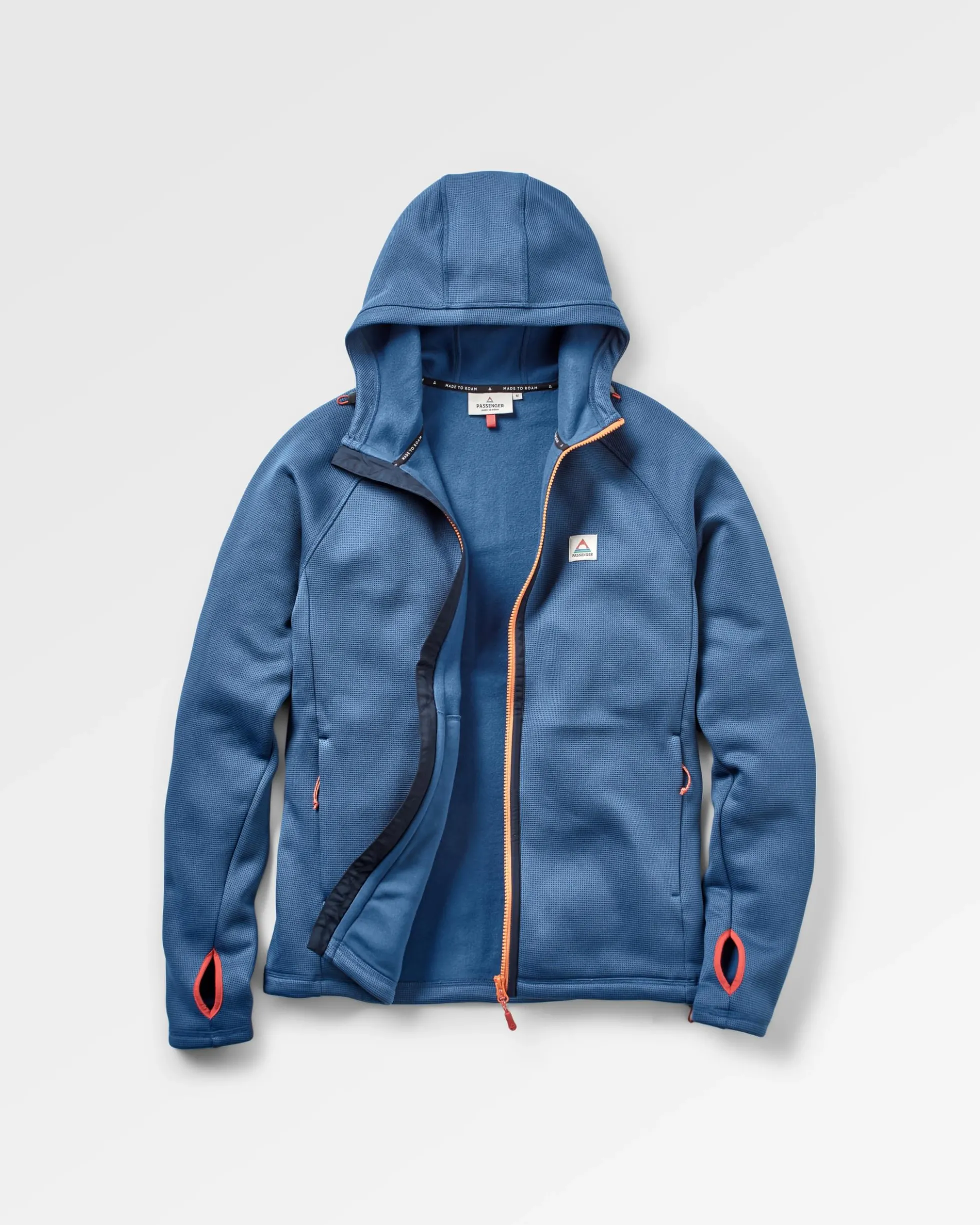 Herren Vertical Full Zip Hooded Fleece