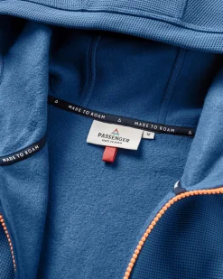 Herren Vertical Full Zip Hooded Fleece