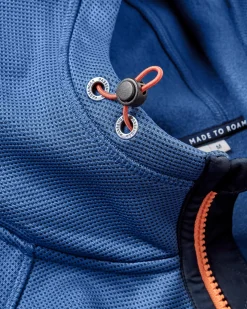Herren Vertical Full Zip Hooded Fleece