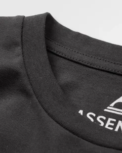 Herren Vita natürliches Langarmshirt entspannte Passform