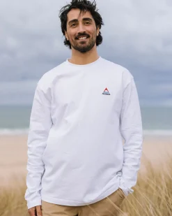 Herren Vita natürliches Langarmshirt entspannte Passform