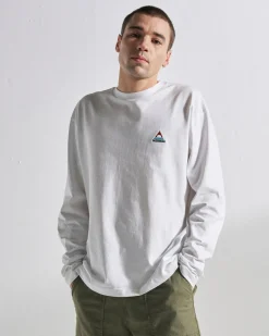 Herren Vita natürliches Langarmshirt entspannte Passform