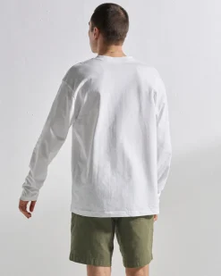 Herren Vita natürliches Langarmshirt entspannte Passform