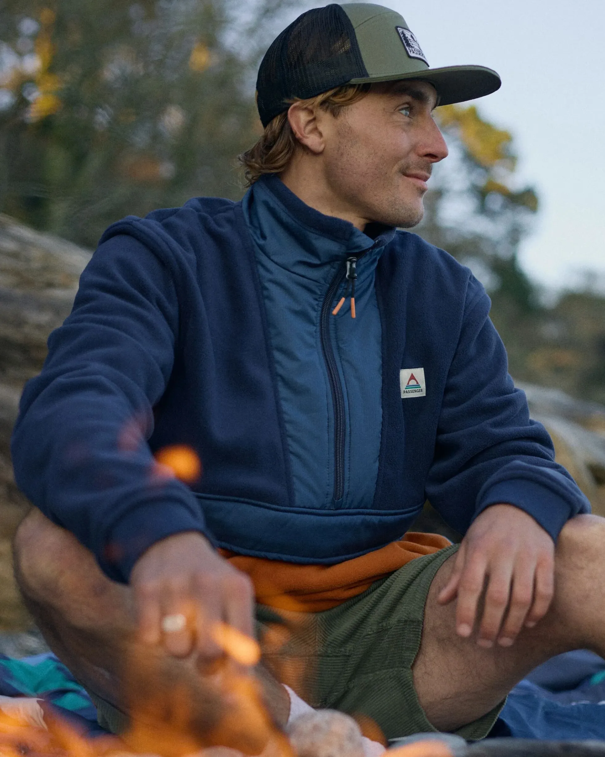 Herren Waldland Kapuzenloses Polarfleece