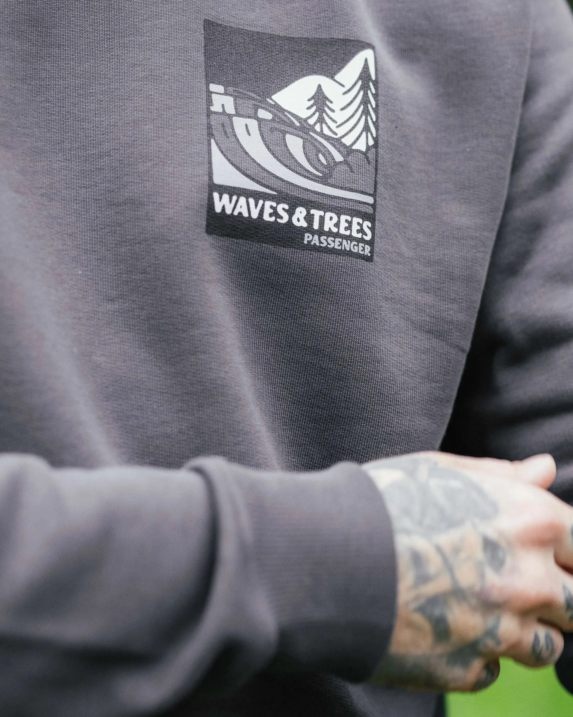 Herren Waves & Trees Bio-Baumwoll-Sweatshirt