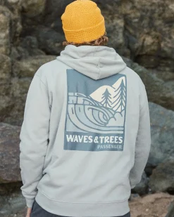 Herren Waves & Trees Bio-Baumwoll-Hoodie