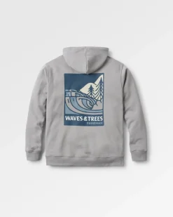 Herren Waves & Trees Bio-Baumwoll-Hoodie