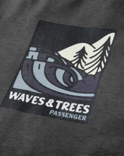 Herren Waves & Trees Bio-Baumwoll-T-Shirt