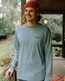 Herren Waves & Trees Bio-Baumwolle Langarmshirt