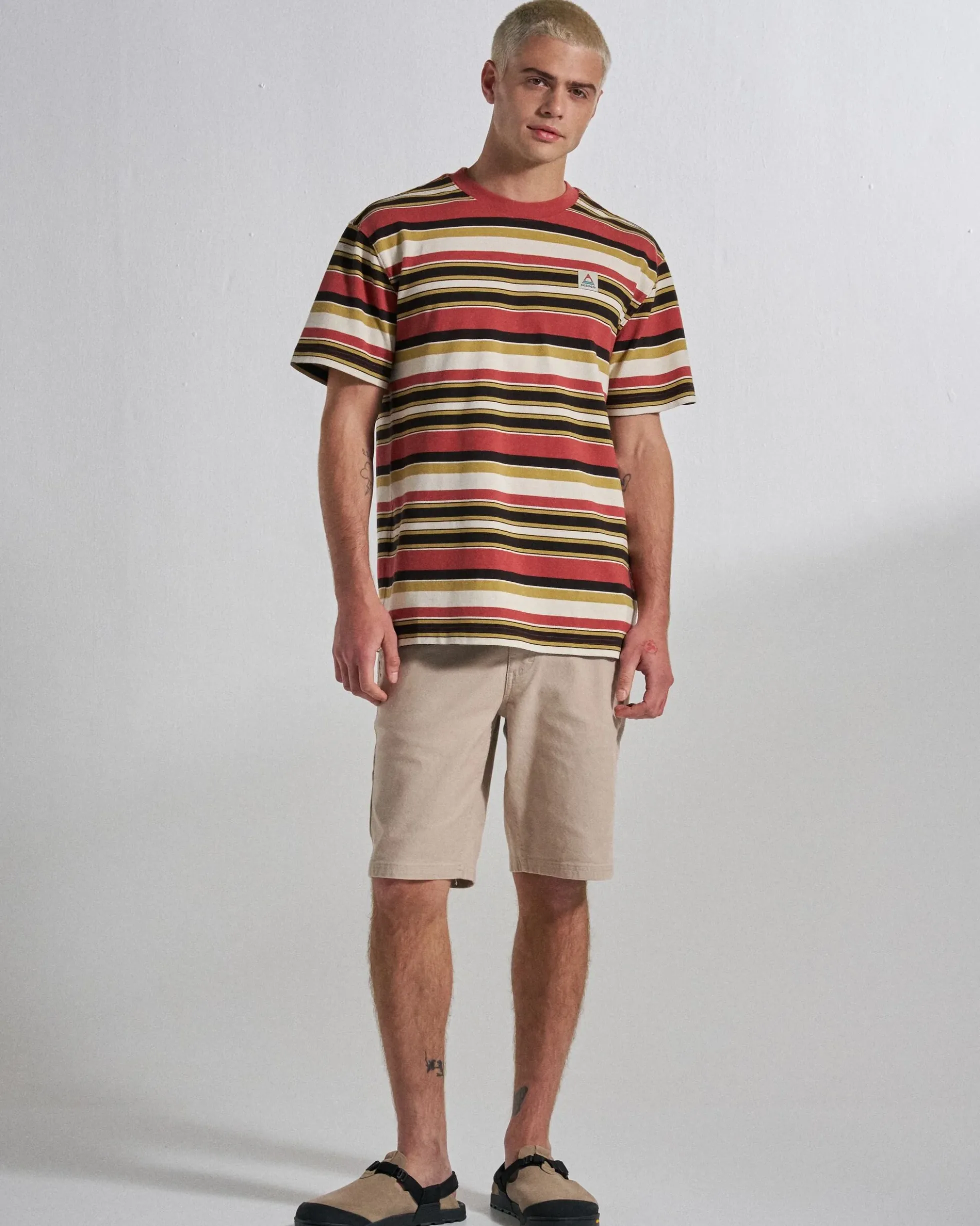 Herren Wild Pine Stripe T-Shirt