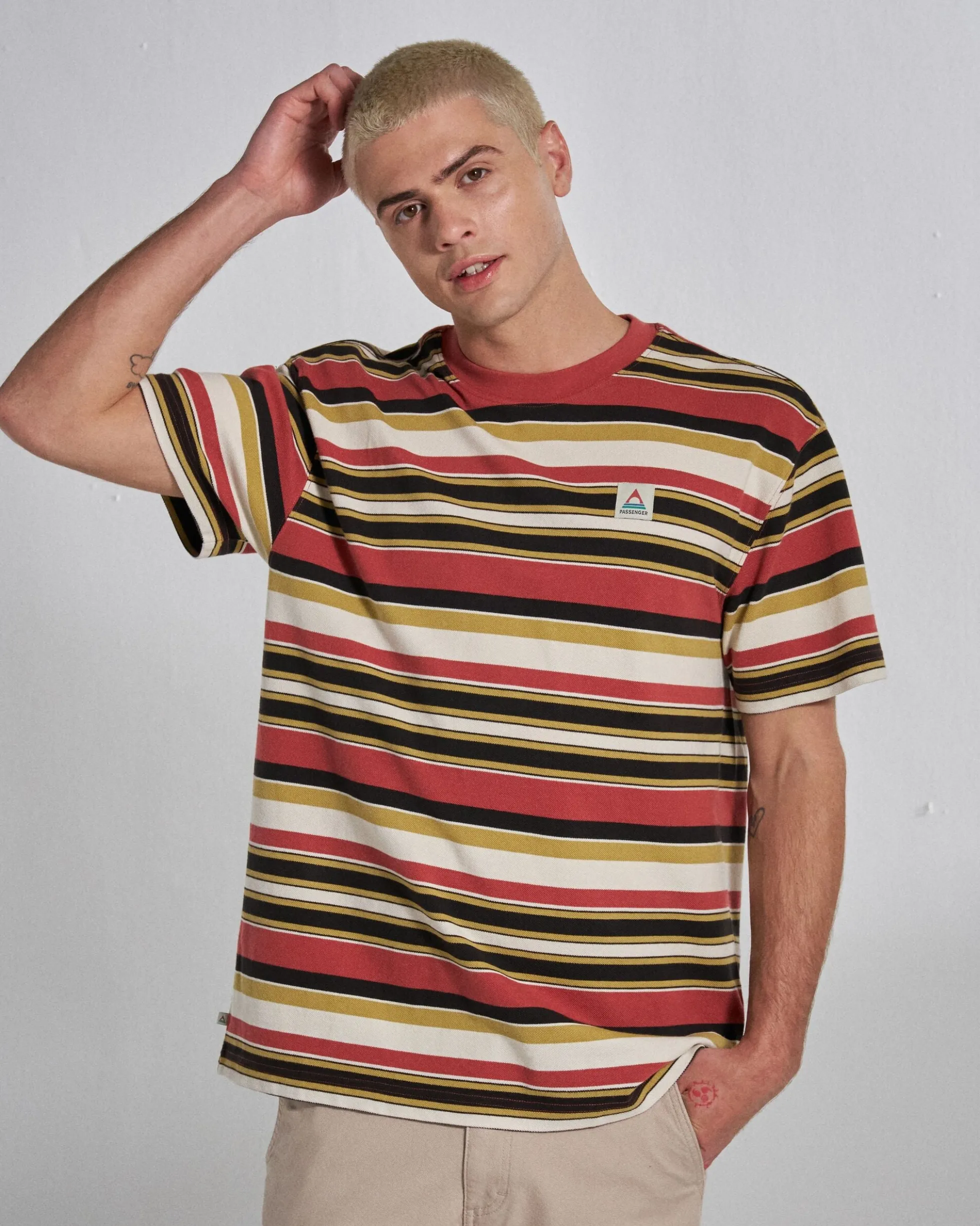 Herren Wild Pine Stripe T-Shirt