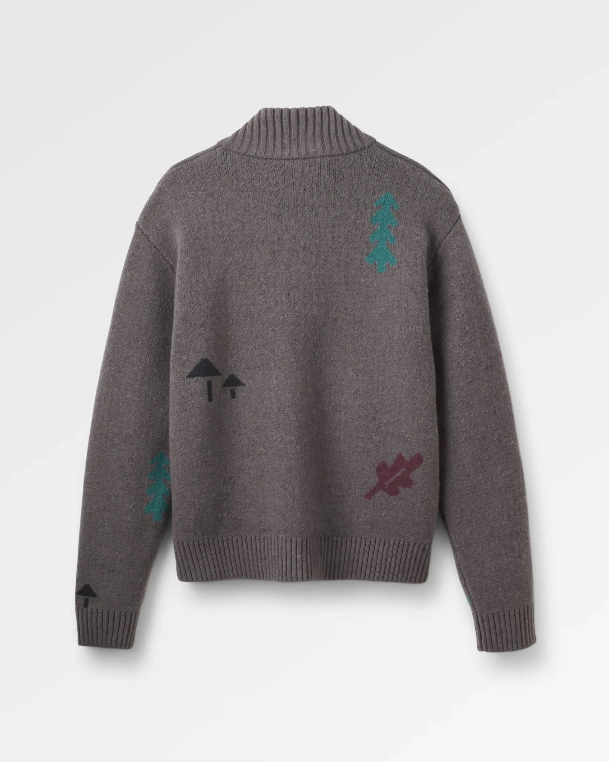 Herren Woodburn Vollreißverschluss Strickpullover
