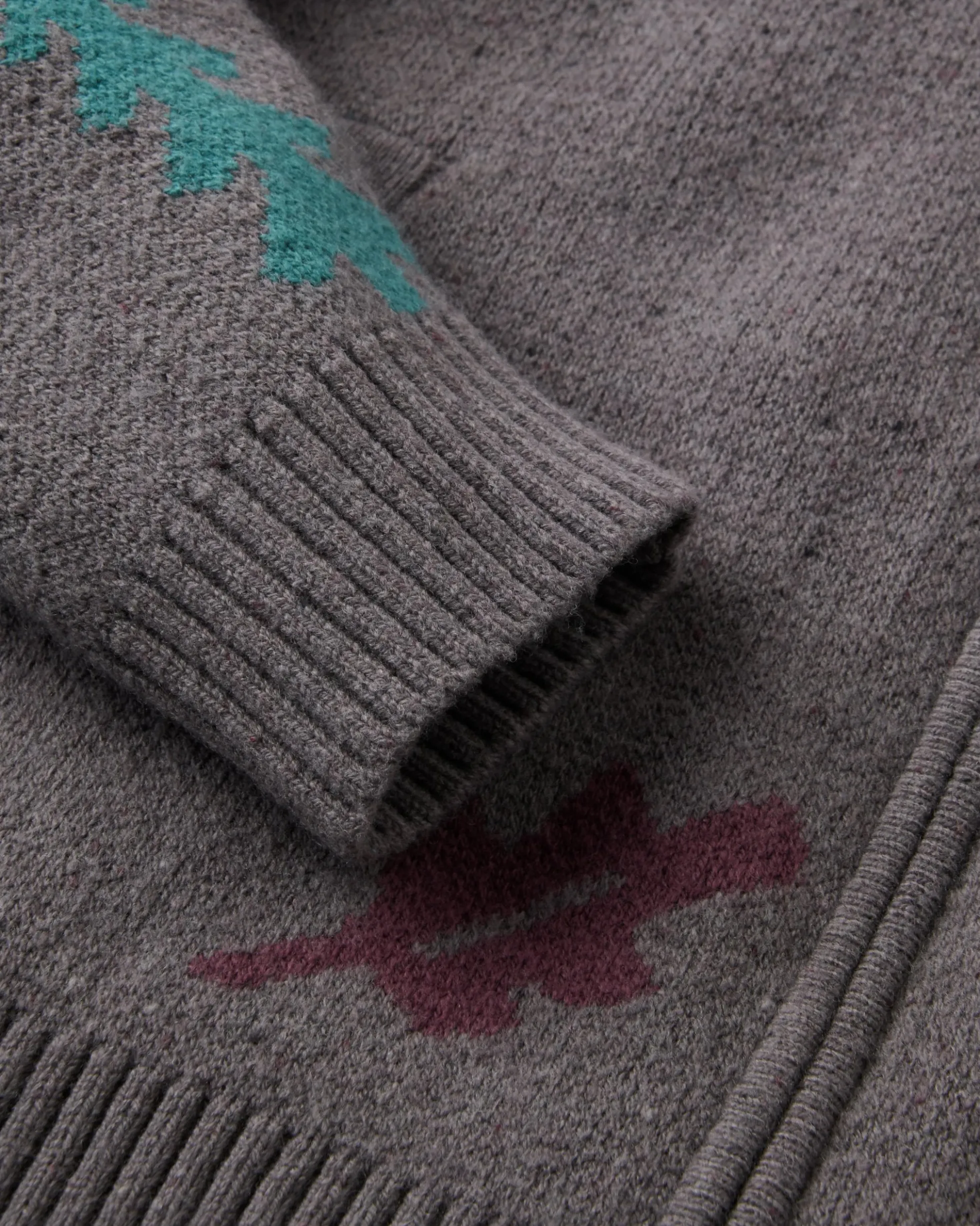 Herren Woodburn Vollreißverschluss Strickpullover