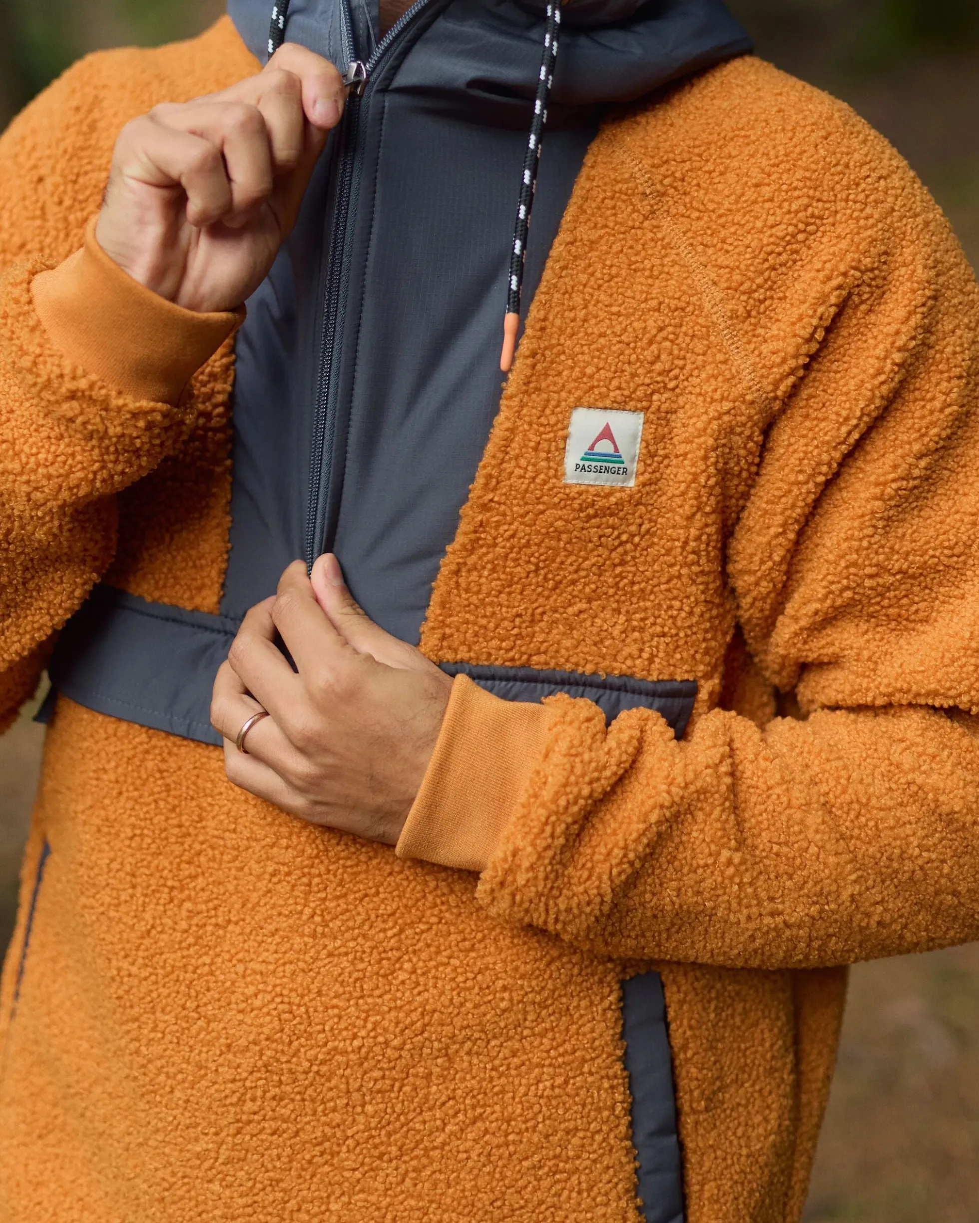 Herren Woodland Gefüttertes Polar Sherpa Fleece