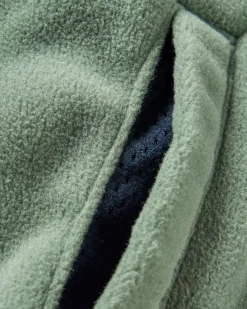Herren Woodland Kapuzenpullover mit 1/2 Reißverschluss aus Polarfleece