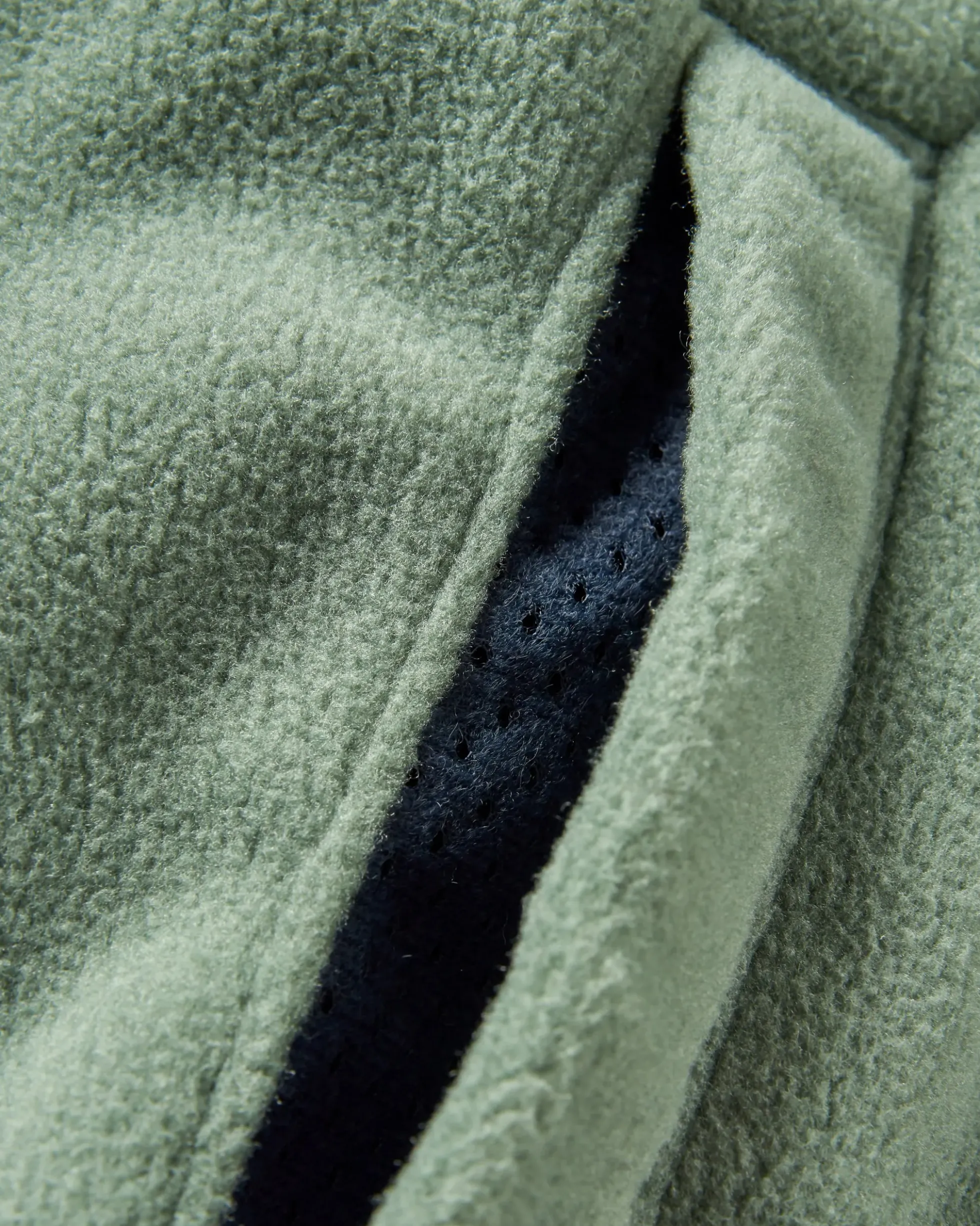 Herren Woodland Kapuzenpullover mit 1/2 Reißverschluss aus Polarfleece