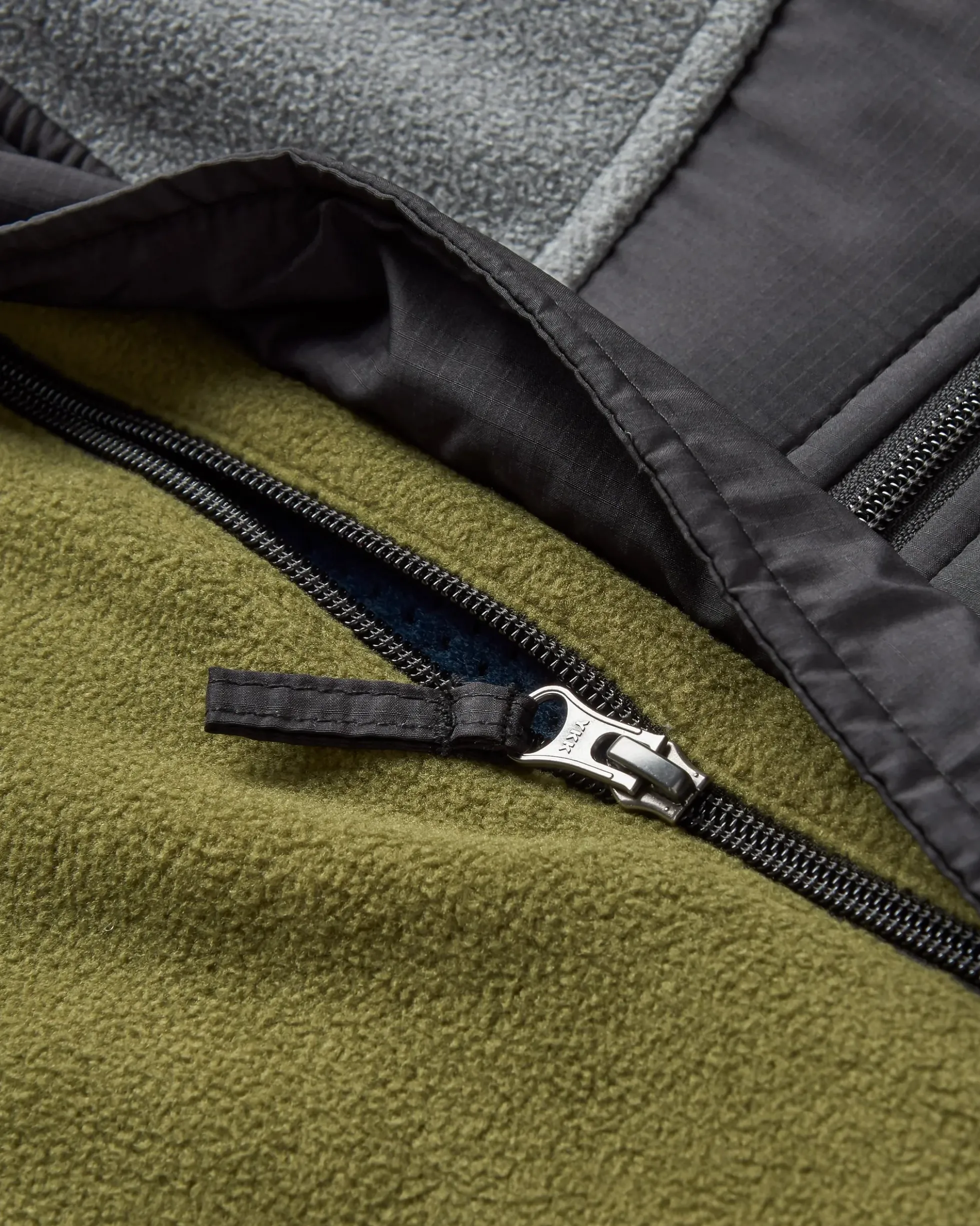 Herren Woodland Kapuzenpullover aus Polarfleece mit 1/2 Reißverschluss