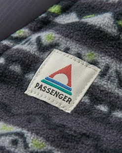 Herren Woodland Kapuzenpullover mit 1/2 Reißverschluss aus Polarfleece