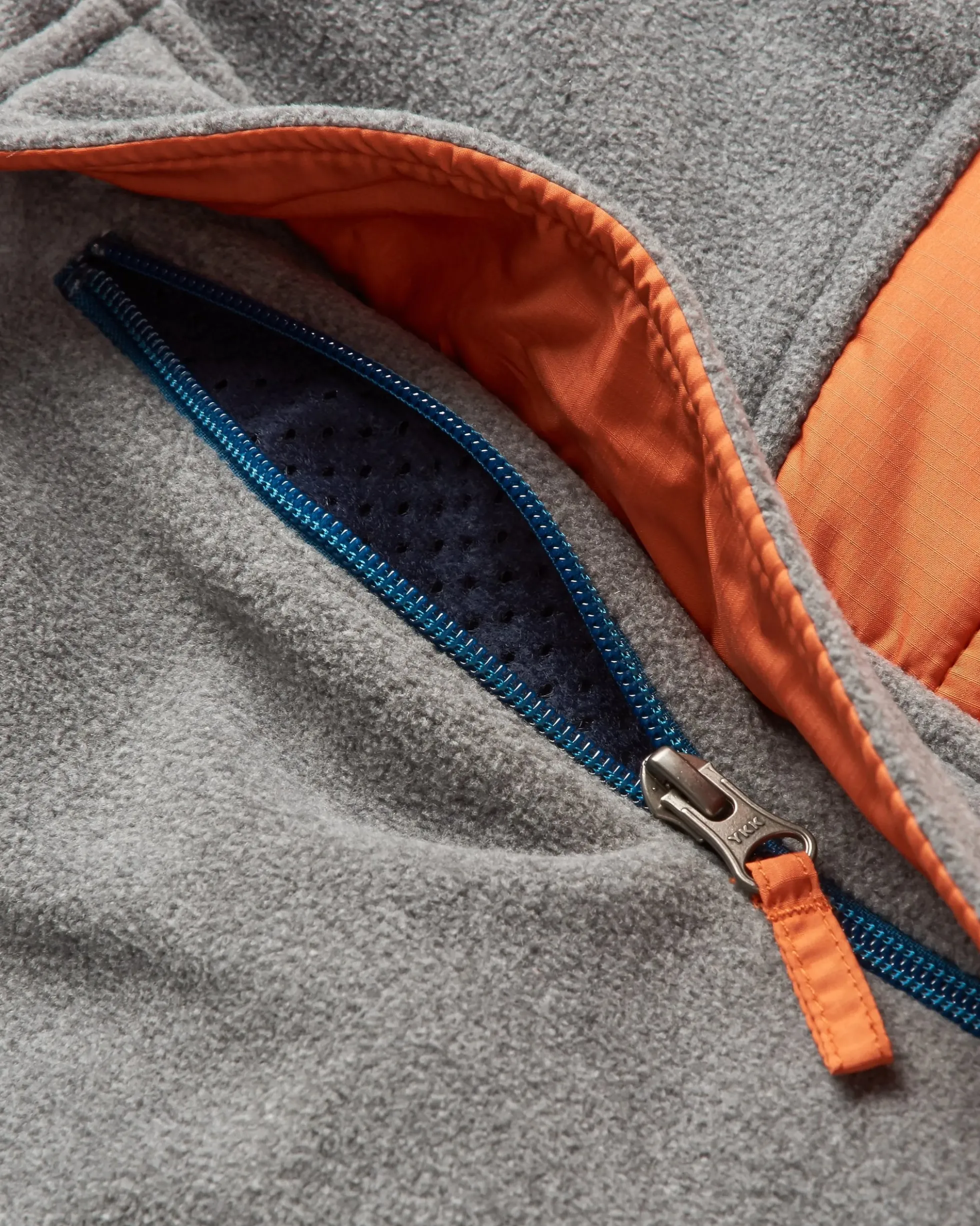 Herren Woodland Kapuzenpullover mit 1/2 Reißverschluss aus Polarfleece