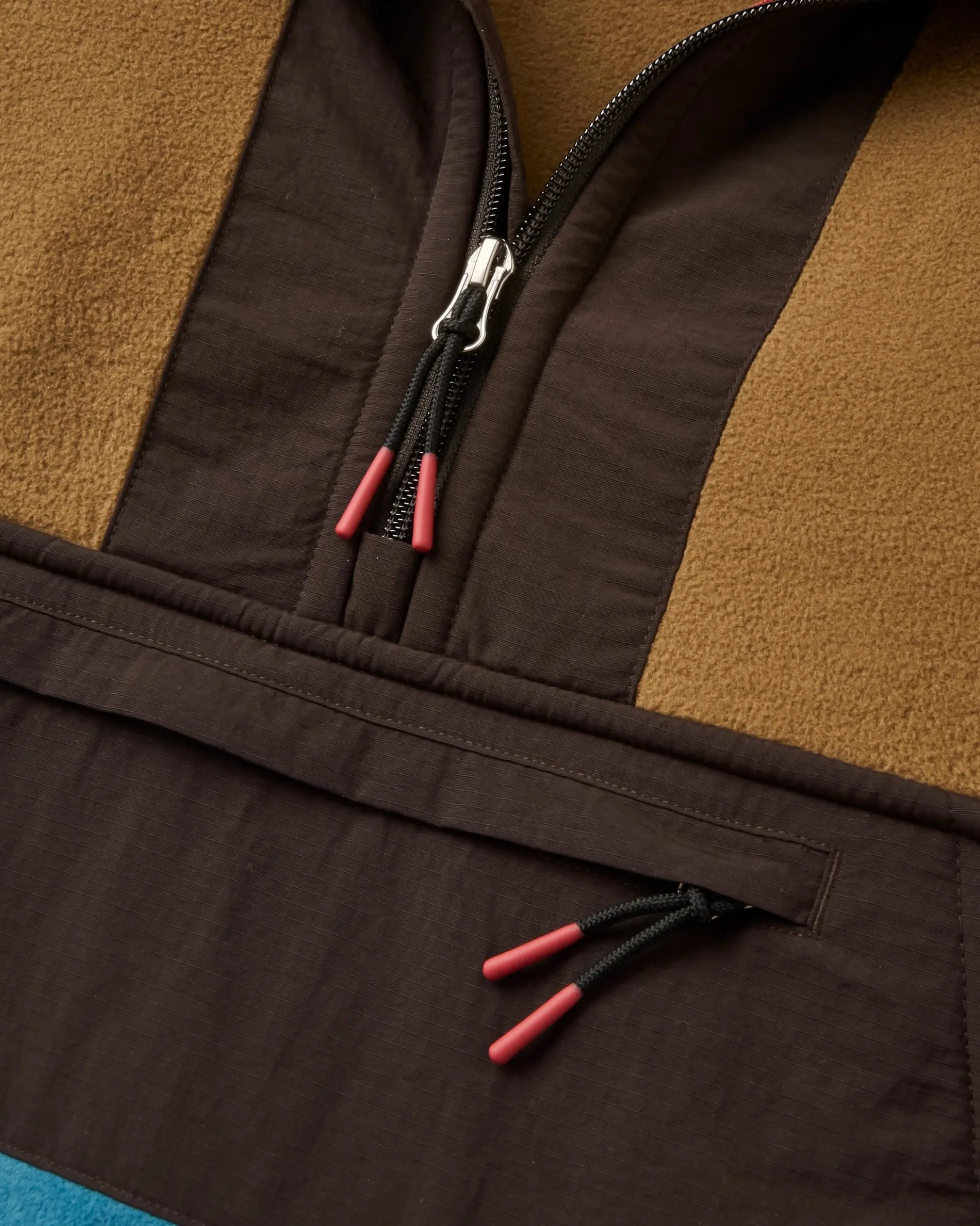 Herren Woodland Kapuzen 1/2 Zip Polartec Fleece