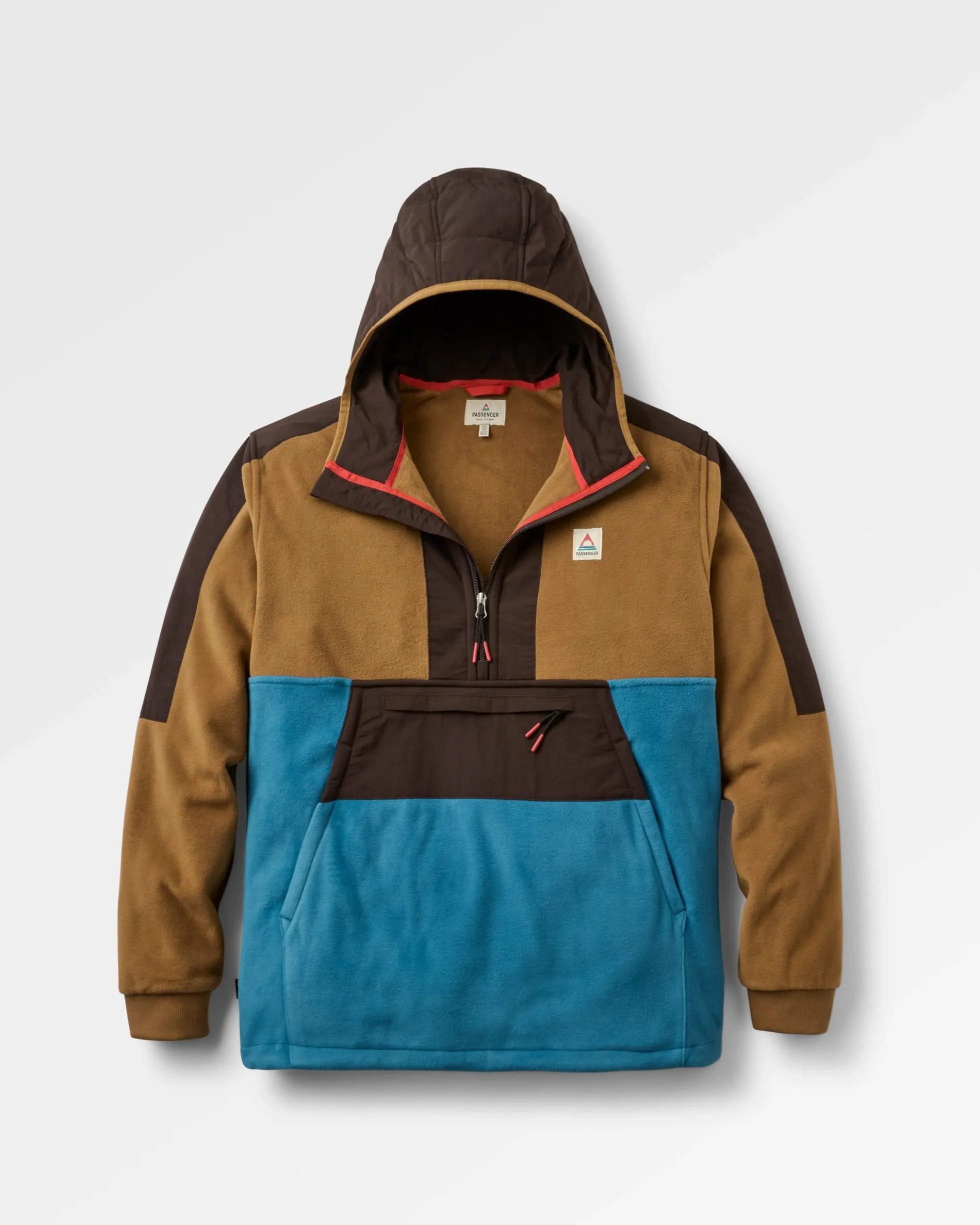 Herren Woodland Kapuzen 1/2 Zip Polartec Fleece