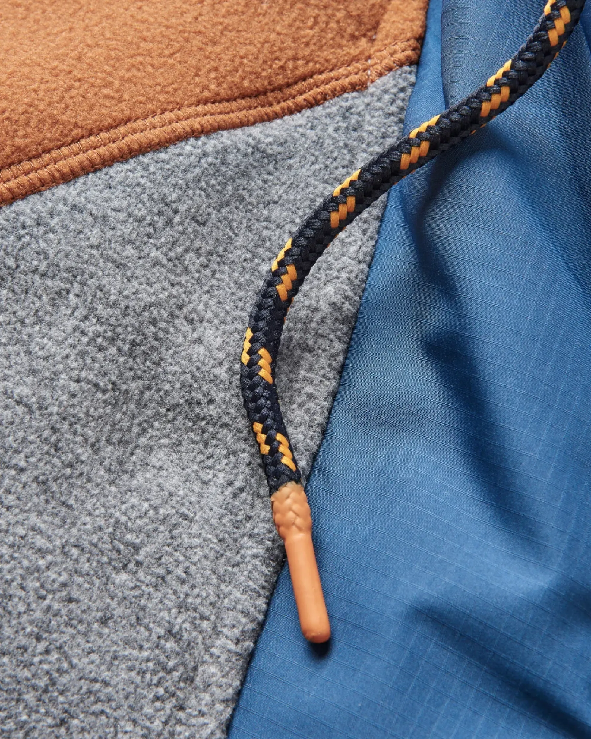 Herren Woodland 1/2 Reißverschluss Kapuzen Polar Fleece